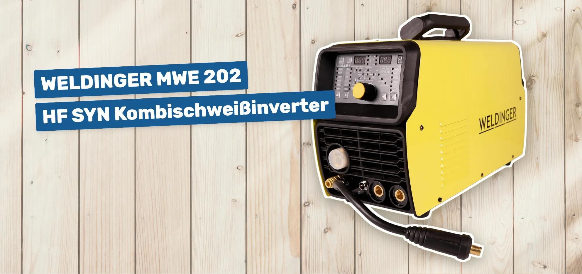 Weldinger MWE 202 HF SYN Kombischweißinverter