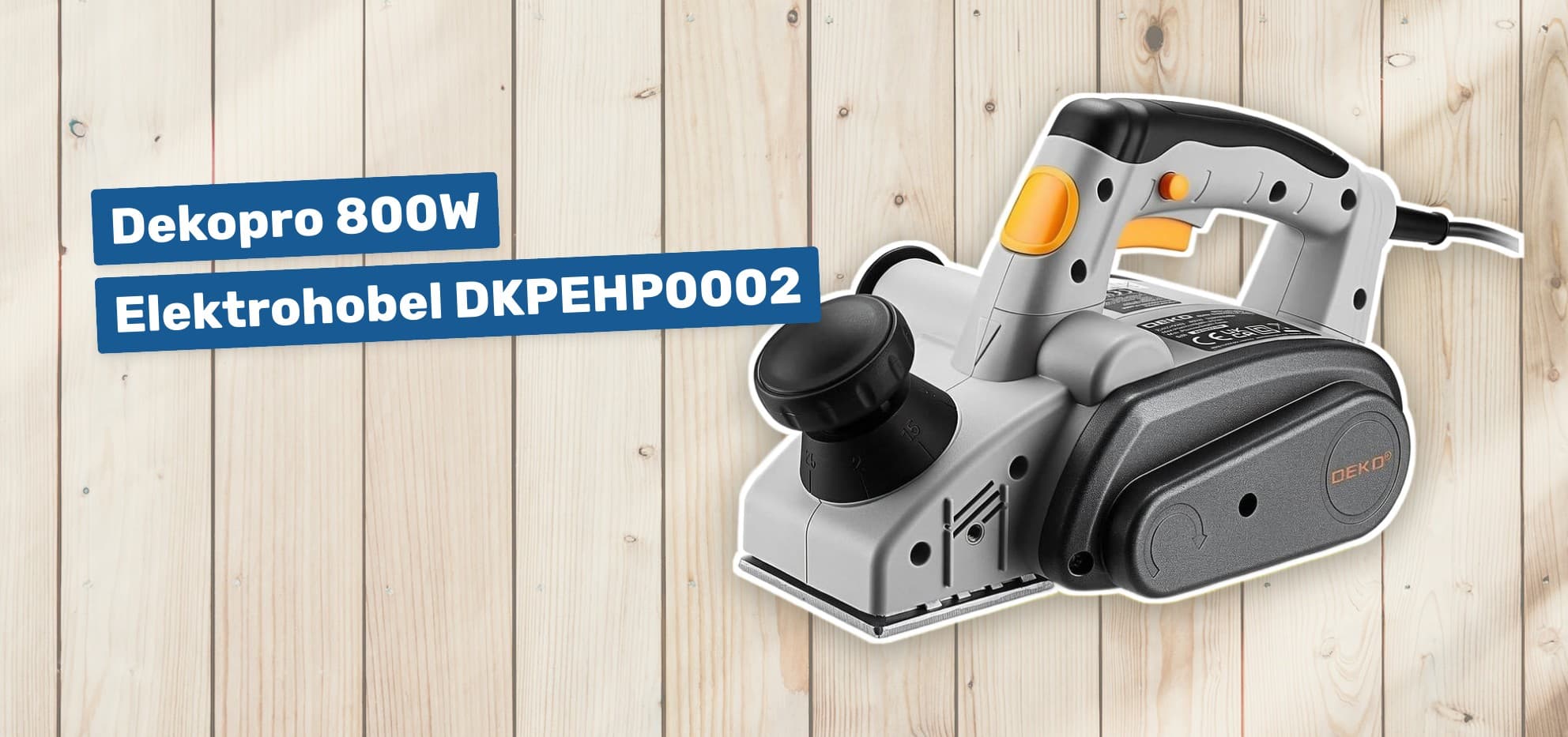 Dekopro 800W Elektrohobel DKPEHP0002