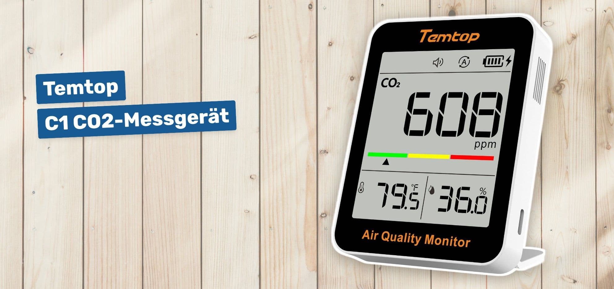 Temtop C1 CO2-Messgerät