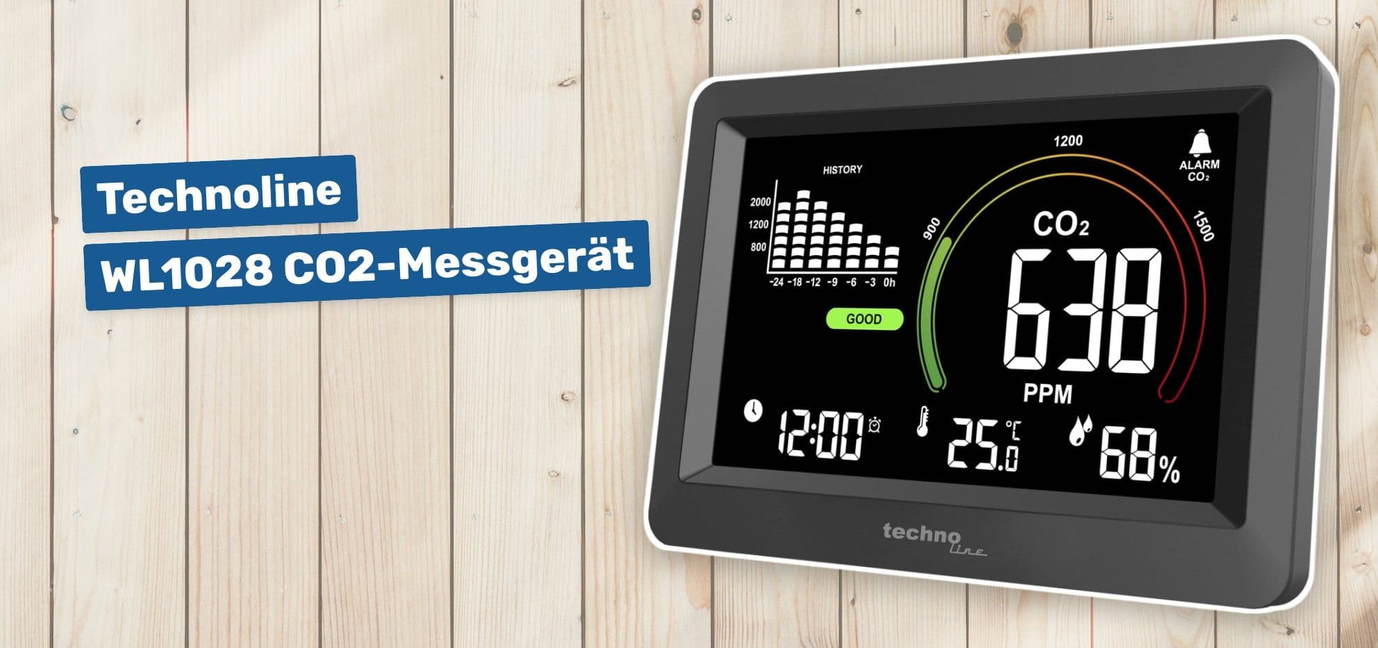 Technoline WL1028 CO2-Messgerät