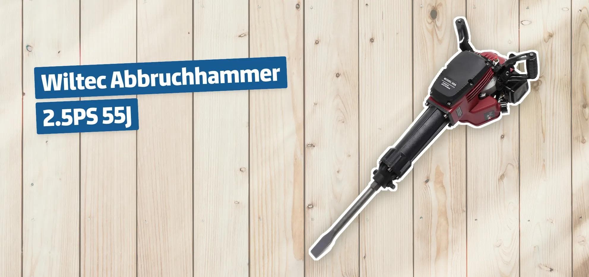 Wiltec Abbruchhammer 2.5PS 55J