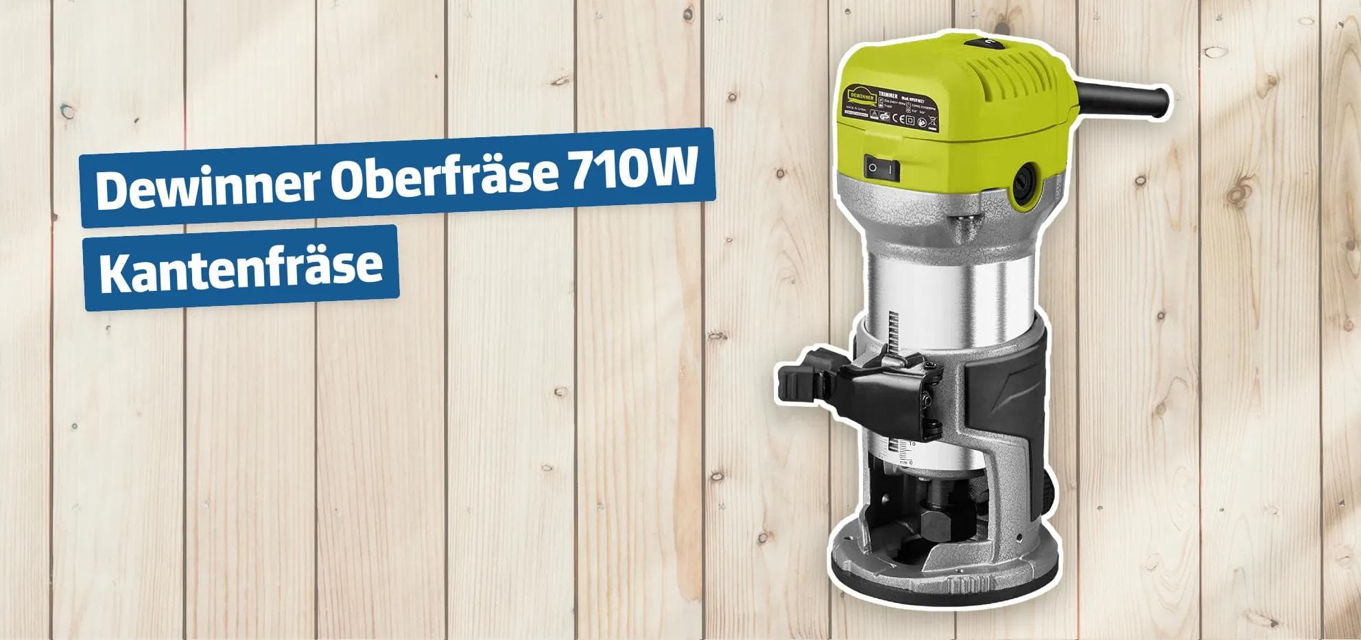 Dewinner Oberfräse 710W Kantenfräse