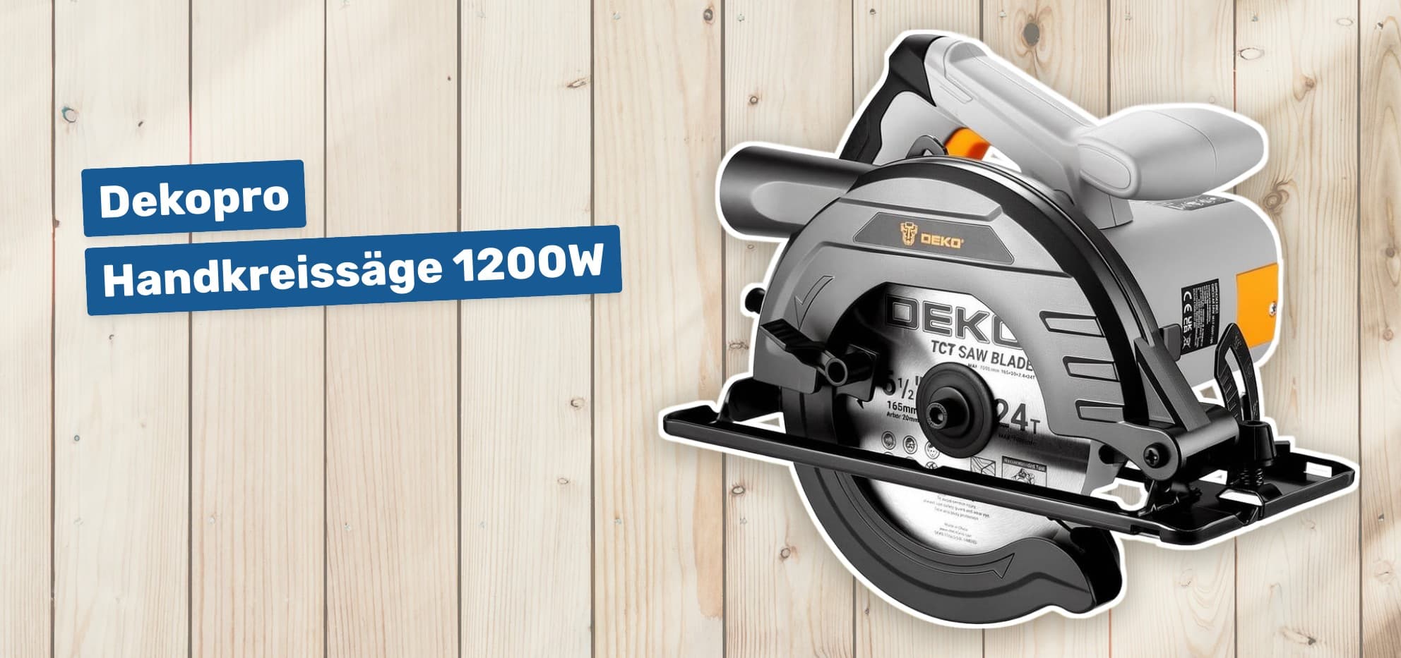 Dekopro Handkreissäge 1200W