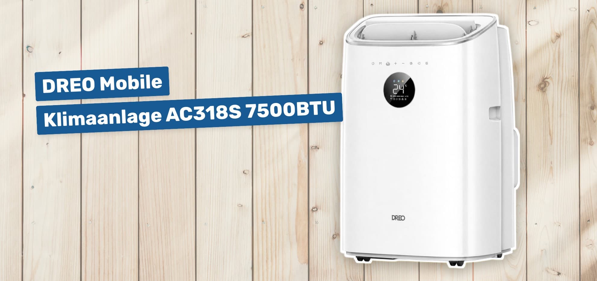 DREO Mobile Klimaanlage AC318S 7500BTU