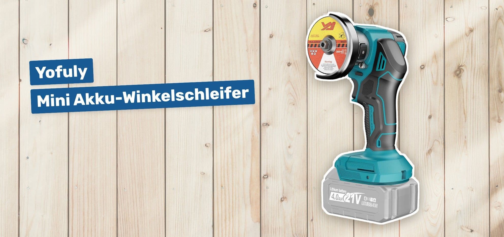 Yofuly Mini Akku-Winkelschleifer