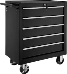 Tectake Werkzeugwagen 5 Schubladen