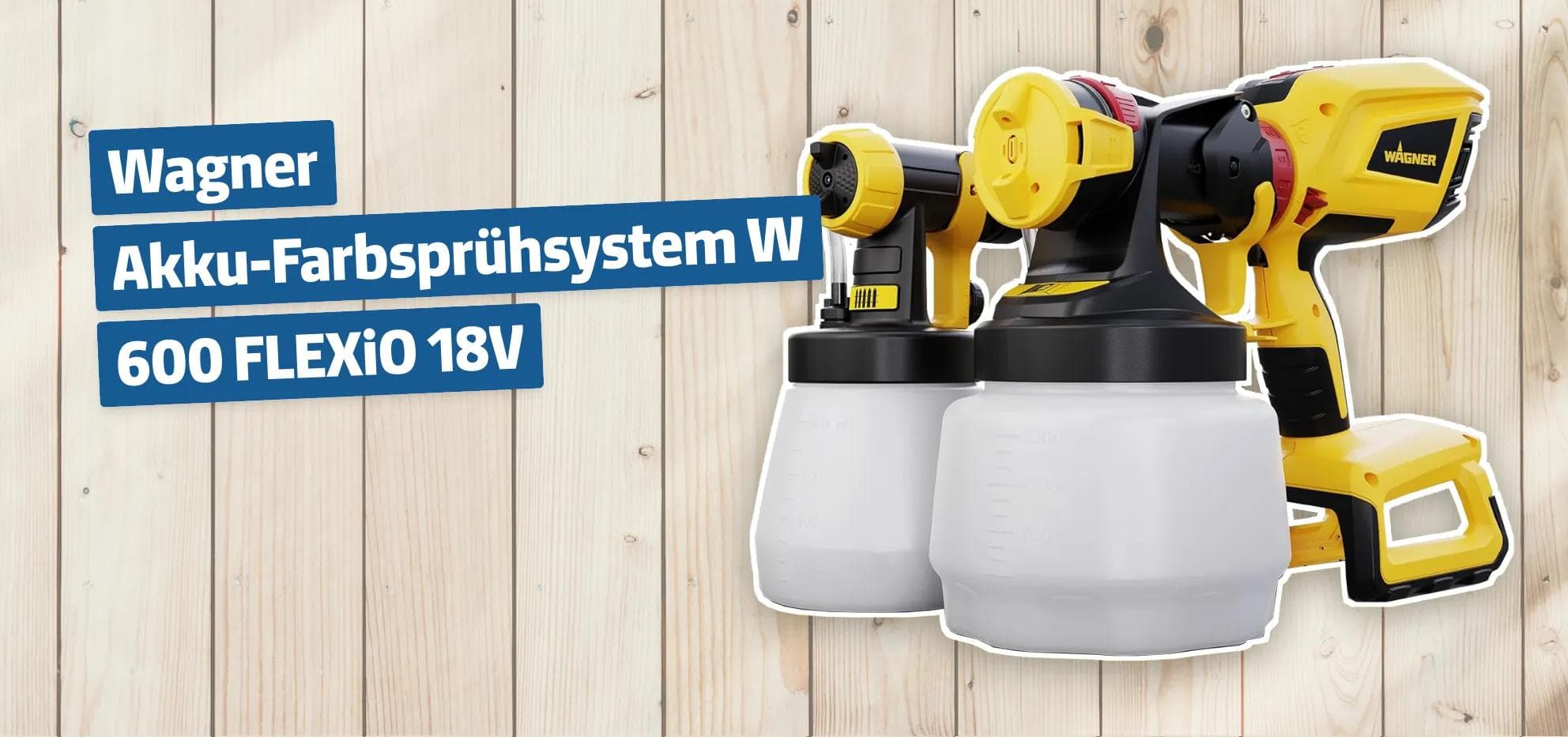 Wagner Akku-Farbsprühsystem W 600 FLEXiO 18V