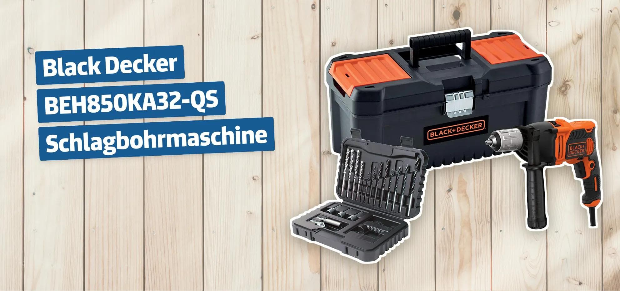 Black+Decker BEH850KA32-QS Schlagbohrmaschine