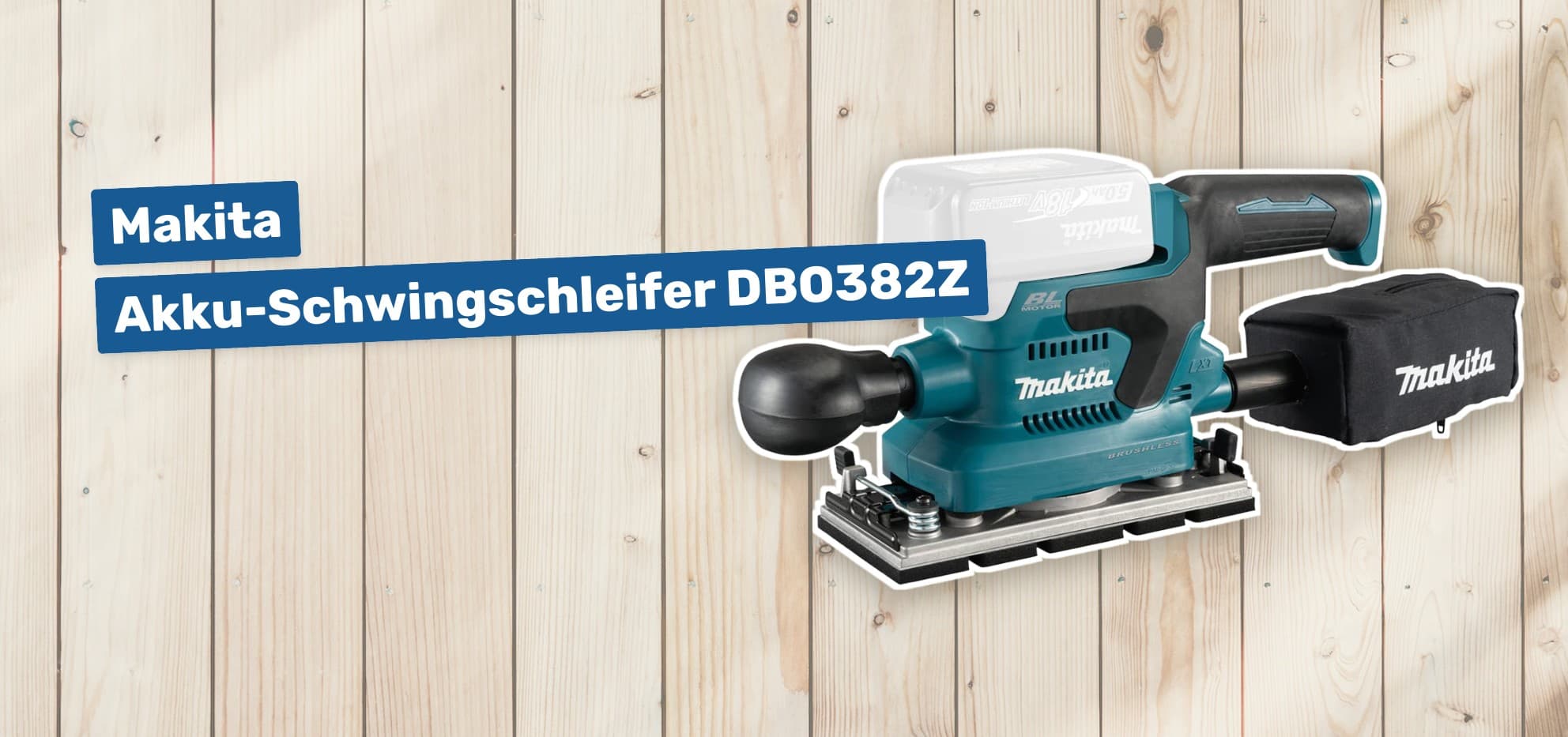 Makita Akku-Schwingschleifer DBO382Z